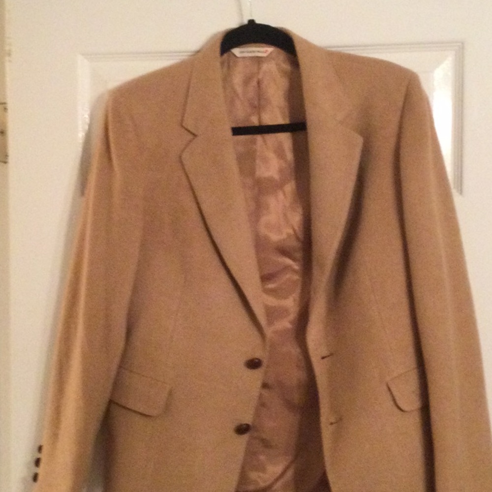 Camel Hair Suit Jacket